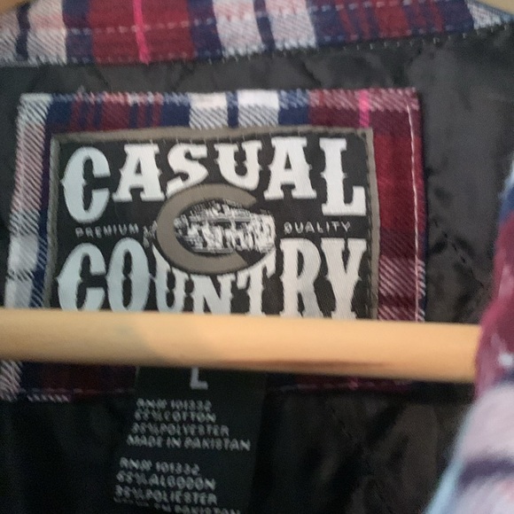 - Casual Country men quilted lined flannel - Picture 4 of 7